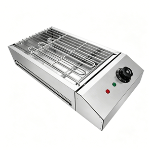 Heavy Duty Commercial <b>Smokeless</b> Electric <b>BBQ</b> Grill 2800W Fast Heating Low Smoke Electric Roasting Machine For Seafood Restaurant - Product Image 1