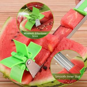 Fruta <span class=keywords><strong>Sandía</strong></span> Melón <span class=keywords><strong>Cubos</strong></span> <span class=keywords><strong>de</strong></span> jugo refrescante Acero inoxidable Cuchillo <span class=keywords><strong>de</strong></span> plástico Rebanador Herramientas Chopper Molino <span class=keywords><strong>de</strong></span> viento Rebanador <span class=keywords><strong>de</strong></span> <span class=keywords><strong>sandía</strong></span> - Product Image 4