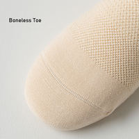 Chaussettes de yoga, Pilates et trampoline antidérapantes en coton et fibre de bambou, écologiques, avec logo personnalisé, sans coutures, à compression, pour le sport et la danse.