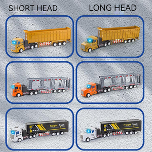 1:32 camion-citerne détachable véhicules d'ingénierie conteneur Semi remorque sans fil électrique jouet voiture Rc camions à benne basculante avec lumière LED - Product Image 5
