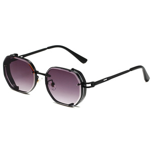 5319 Fashion Sunglasses Men Metal Thick <b>Edge</b> <b>Square</b> Sun Glasses Designer Trendy Sunglasses 2023 - Product Image 5