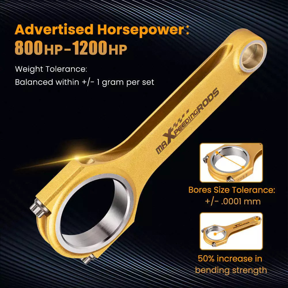 Maxpeedingrods H-Beam Titanium Connecting Rods for EJ20-EJ25