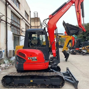 Mini-excavatrice Kubota 155 d'occasion du Japon, 5 tonnes, petite pelle, moteur Kubota d'origine, pour travaux de jardinage, de municipalité et de construction de canalisations. - Product Image 5