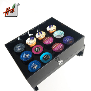 Nhựa Acrylic 12 Ngăn Chứa Viên Nang Cà Phê Dung Tích Kéo Ngăn Kéo Lưu Trữ Viên Nang Cà Phê - Product Image 4