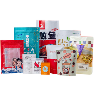 Biểu tượng tùy chỉnh in nhôm lá 3 bên con dấu gói Nho khô nấm sô cô la Lollipop Nut ăn được thanh bao bì túi - Product Image 6