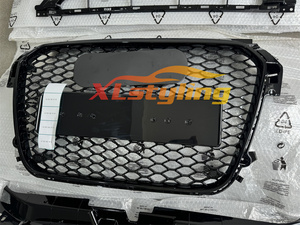 XLstyling Car Auto Upgrade to RS3 RS4 RS5 RS6 RS7 calandre en nid d'abeille pour Audi A3 8P 8V A4 <span class=keywords><strong>B8</strong></span> <span class=keywords><strong>B8</strong></span>.5 B9 A5 <span class=keywords><strong>A6</strong></span> C7 A7 grill - Product Image 2