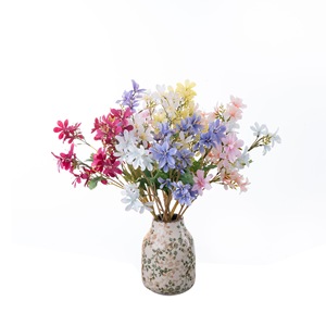 Fleur artificielle CallaFloral, simulation de freesia, blanche, rouge, jaune, rose, bleue, décoration intérieure, bouquet de mariage - Product Image 5