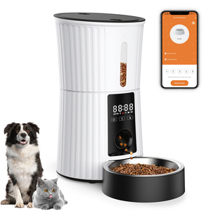 Yeni Zaman Ayarlı Otomatik Kedi Besleyicileri 4L Otomatik Kedi Mama Dağıtıcısı Kediler ve Küçük Orta Boy Köpekler için 10 Saniyelik Ses Kaydedici - Product Image 1