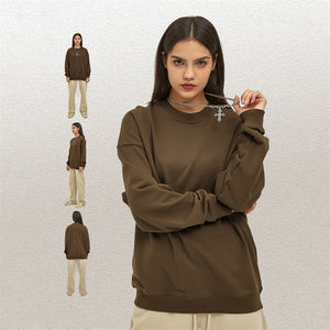 เสื้อสเวตเตอร์แบบสวมหัวมีฮู้ดผ้าฟลีซทรงโอเวอร์ไซส์สำหรับผู้ชายเสื้อสเวตเชิ้ตแฟชั่นฮิปฮอปแขนยาวสำหรับฤดูใบไม้ร่วงฤดูหนาวออกแบบได้ตามต้องการ - Product Image 4