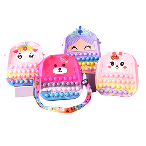 Monedero de silicona transfronterizo con diseño de anime y dibujos animados, juguete de descompresión transpirable, educativo y musical, tipo Pinch Music, Rat-killing <span class=keywords><strong>Pioneer</strong></span> Bag - Product Image 5