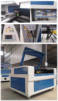 Bois acrylique mdf plastique caoutchouc PVC mousse tissu cuir 1390 CO2 Laser découpe/gravure prix de la machine