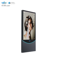 Écran publicitaire LCD Android intérieur de 75 pouces, affichage numérique Full HD 1080P pour centre commercial, hôtel, bureau, lecteur commercial