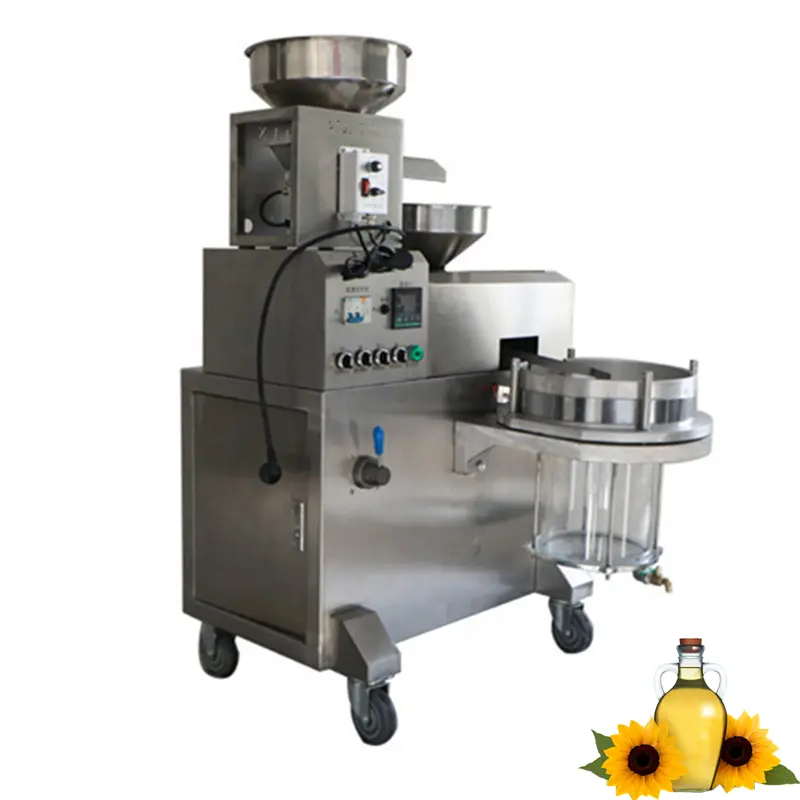 Sunflower Kedelai Plam Oil Press Line Oil Press Sepenuhnya Otomatis Stainless Steel Jenis Sekrup Tekan Minyak