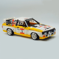 YC 23043 3887 pièces voiture série technique AUDI S1 1:8 Super Sport voiture bloc de construction modèle technique jouet éducatif Festival cadeau