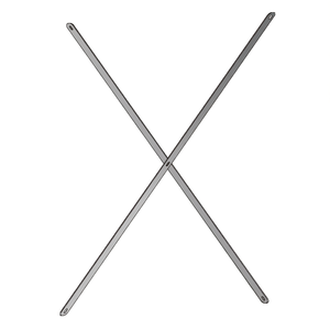 Système Fami Ar Stiffening Cross L850 H2010 Bleu Ral5012 pour supports - Product Image 3