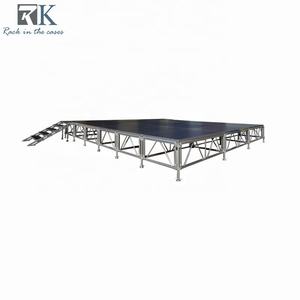 Scène de concert portable durable 1,22x2,44m, plateforme facile à installer, scène en aluminium pour événements en plein air - Product Image 2