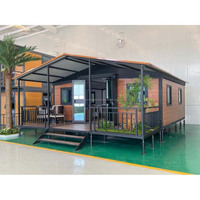 Villa préfabriquée extensible à double aile de 30 pieds pour projet hôtelier