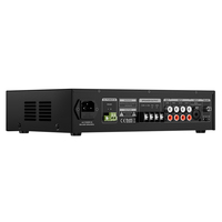 Amplificateur de puissance professionnel 60W PA avec radio FM, MP3, USB, Bluetooth pour sonorisation publique, audio commercial, église, école