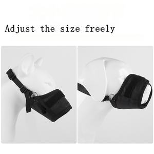 Protège-dents respirant réglable pour l'entraînement à la marche de toilettage Museau en nylon doux Anti-morsure Aboiement à mâcher - Product Image 4