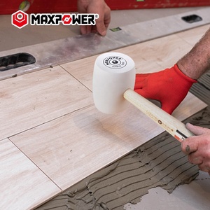 Herramienta de reparación de mantenimiento MAXPOWER, martillo de goma duradero <span class=keywords><strong>para</strong></span> <span class=keywords><strong>suelo</strong></span> blanco de 8oz con mango de madera - Product Image 1