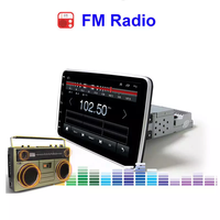Lecteur multimédia Android universel 1 Din 9 10,1 pouces, lecteur DVD de voiture, cadre rotatif à 360 degrés, autoradio rotatif