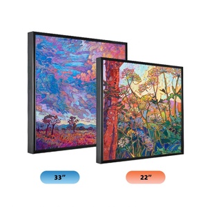 Cadre photo intelligent personnalisé OEM de 33 pouces avec stockage USB sur le cloud, lecture vidéo publicitaire LCD, formats MP4 AVI, audio MP3, horloge WiFi - Product Image 5