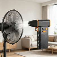 Souffleur d'air 130000 pour écran d'ordinateur et nettoyeur de poussière, aspirateur anti-poussière haute puissance pour un nettoyage précis, modèle D7