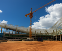Hangar Prefabricado de Acero con Estructura de Vano Abierto para Aviones, Edificio para Taller Comercial de Gran Espacio