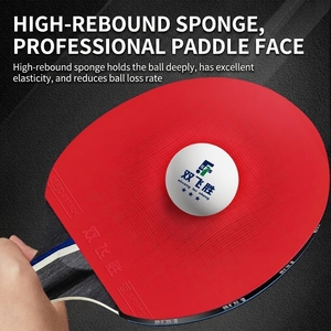 Raquettes de tennis de table professionnelles avec manche en bois, caoutchouc 3 étoiles, <span class=keywords><strong>raquette</strong></span> de <span class=keywords><strong>ping</strong></span>-<span class=keywords><strong>pong</strong></span> de bonne qualité - Product Image 4