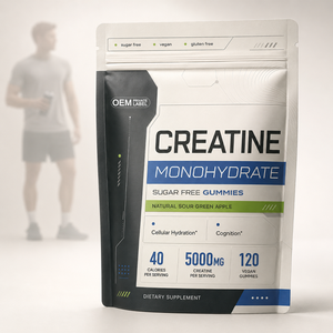 OEM 150g Natural Sport Supplement <b>Creatine</b> Monohydrate L-Carnitine <b>Micronized</b> Powder Muscle Growth Energy Support Immunity - Product Image 1