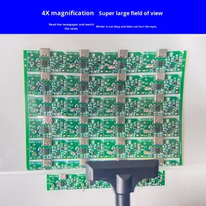 Siêu lớn HD trắng ánh sáng <span class=keywords><strong>Fresnel</strong></span> ống kính <span class=keywords><strong>4X</strong></span> đọc Kính lúp với máy tính để bàn linh hoạt kính lúp thuận tiện cho sử dụng hàng ngày - Product Image 4