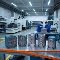 Usines de moulage par injection plastique offrant des services de conception de moules de haute précision, des outils CAD/UG/ProE avancés, des matériaux ABS/PP/PC, fabrication OEM