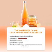 Vinaigre de cidre de pomme pur fermenté six cents jours à la cannelle de Ceylan, non filtré, brassage original