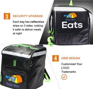 Bolsa Térmica Personalizada para Entrega de Alimentos, Mochila para Entrega de Pizza, Bolsa Refrigerante con Laterales Suaves y Patas de Plástico - Product Image 5