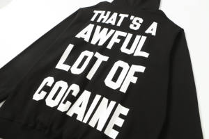 Nueva Venta caliente ESO ES UN MONTÓN HORRIBLE DE COUPH SYRUP Calidad superior Peso pesado 100% Algodón Hombres Sudadera con capucha de dibujos animados - Product Image 5