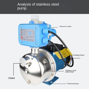 Bomba de Agua Autocebante SUOU ABJZ, Totalmente Automática, 220V, para Uso Doméstico, Bomba de Presión para Agua de Grifo y Pozo - Product Image 3
