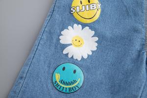 Conjunto de Ropa de Verano para Bebés Niños E2woo, Chaleco sin Mangas con Estampado de Cara Sonriente, Algodón Orgánico, Moda Infantil - Product Image 6