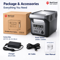 Centrale Électrique Portable OEM 1500W-2000W, Générateur Solaire 1700Wh à Onde Sinusoïdale Pure pour Camping, VR, Voyage et Usage Domestique 220V