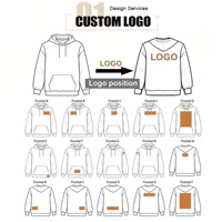 Sweat à capuche en molleton français 100 % coton 260 GSM anti-boulochage doux pour homme, design personnalisé, confort essentiel