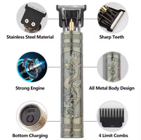 Tondeuse à Cheveux Professionnelle Rechargeable pour Hommes – Rasoir Électrique Barbe et Cheveux – Offre Spéciale Barbier