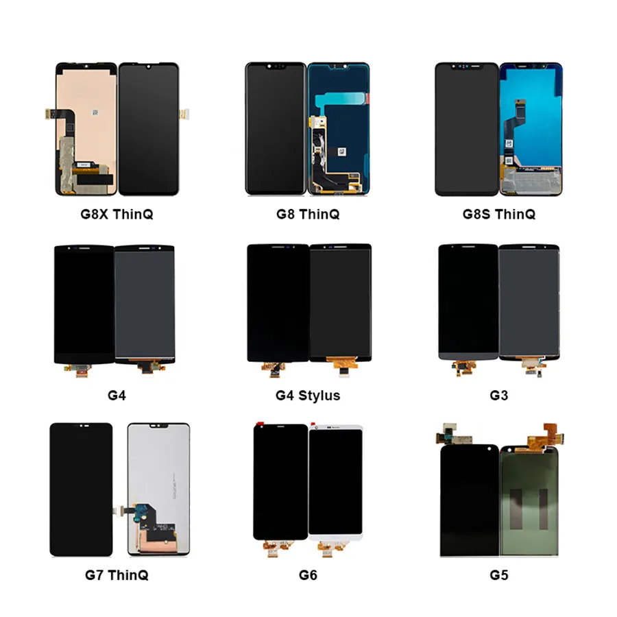 Custom Replacement Screen Touch Mobile Phone Lcd Pantalla Display For LG G Flex G2 G3 G4 Stylus G5 G6 G7 One G8 G8S G8X ThinQ