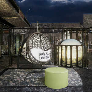 Wholesale Modern Metal Hotel Outdoor Swing <b>Chair</b> with Waterproof Cushion Hanging <b>Garden</b> <b>Egg</b> -<b>Chair</b> - Product Image 3