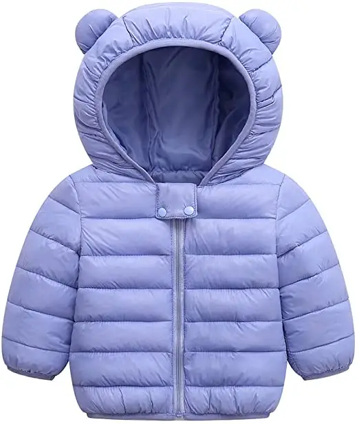 Customize Infant&Toddlers Unisex Winter Coats Hoods Light Puffer Baby Down Jacket Outwear Baby Clothes Baby Jackets