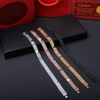 Bracelet en acier titane plaqué or 18 carats classique Zhixuan, avec ruban fileté, bijoux assortis pour couple, meilleur cadeau d'anniversaire