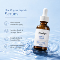 Sérum aux peptides de cuivre en marque privée, Argireline, Matrixyl, acide hyaluronique, anti-âge, raffermissant, hydratant