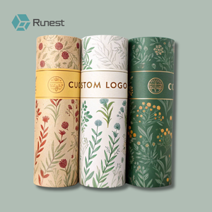 Envase <span class=keywords><strong>de</strong></span> <span class=keywords><strong>Cartón</strong></span> Reciclado con Impresión Personalizada y Relieve, Cilindro <span class=keywords><strong>de</strong></span> <span class=keywords><strong>Papel</strong></span> <span class=keywords><strong>para</strong></span> Almacenamiento <span class=keywords><strong>de</strong></span> Té, Café, Especias y Alimentos - Product Image 2