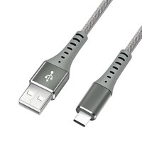 Venta al por mayor, 1M red de pesca línea de datos para cargador de teléfono móvil 3A más rápido Cable de carga USB a tipo C los datos cable USB-C tipo de cable