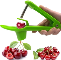 YS Eco-vriendelijke veilige huishoudelijke kersenontpitter van plastic, fruitpitverwijderaar, draagbare handmatige ontpitter, eenvoudig in gebruik