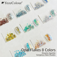 Poudre à ongles irisée effet flocons de neige opale, vente en gros, effet caméléon chatoyant, livraison rapide, faible MOQ, décorations pour nail art