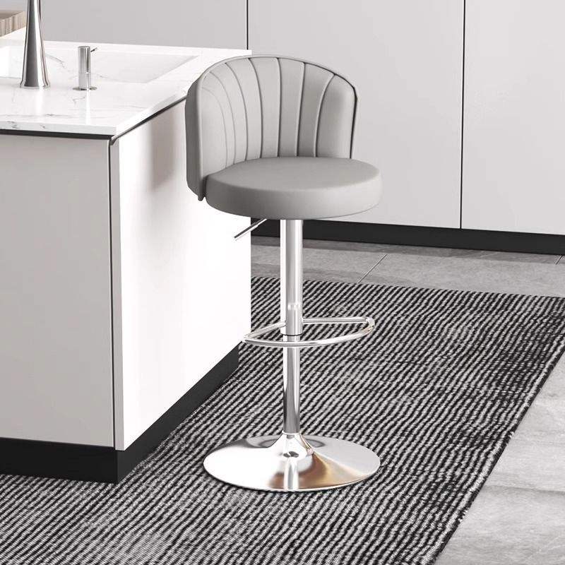 Style haut, cadre argenté galvanisé, gris clair